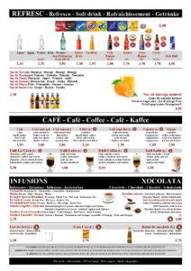 bebidas
